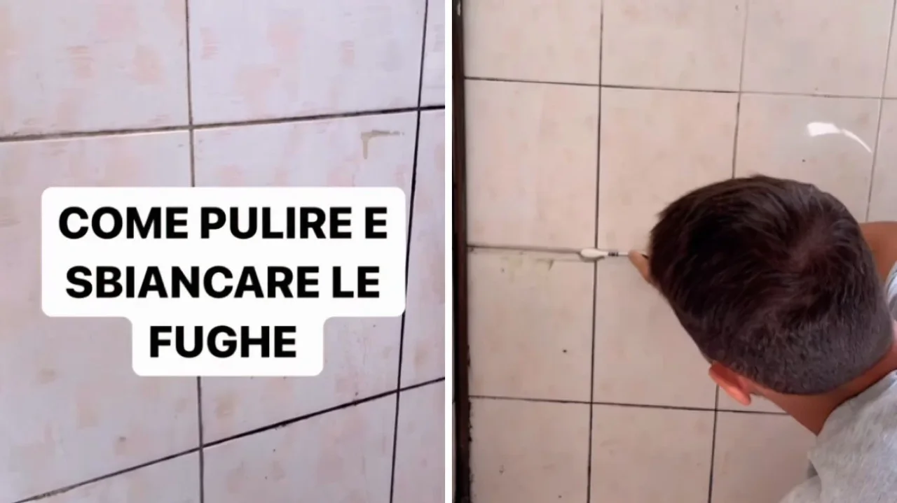 Il trucco per pulire le fughe nere del pavimento senza fatica e senza candeggina