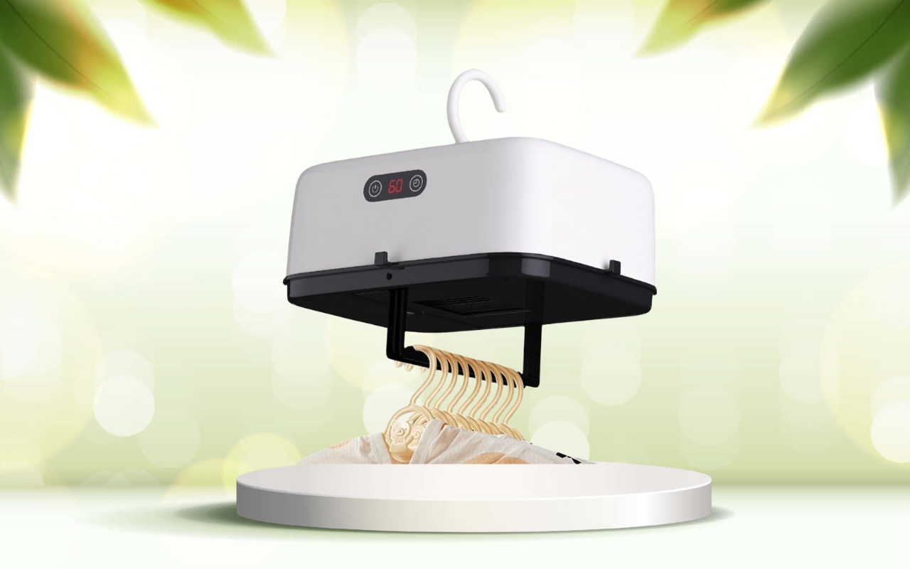 Scopri come asciugare i vestiti in poco spazio con l’asciugatrice portatile compatta
